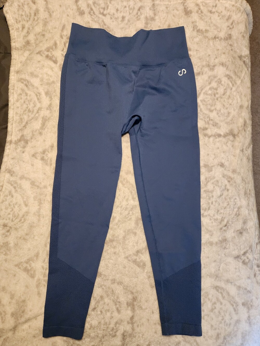 Curves N Combatboots Contour Seamless Leggings Scrunch - Navy